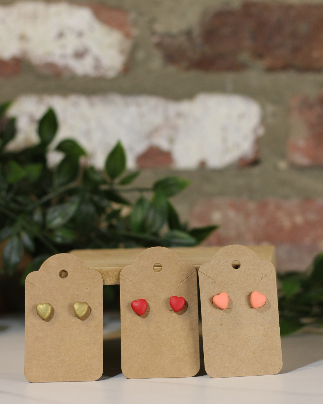 The Small Heart Studs