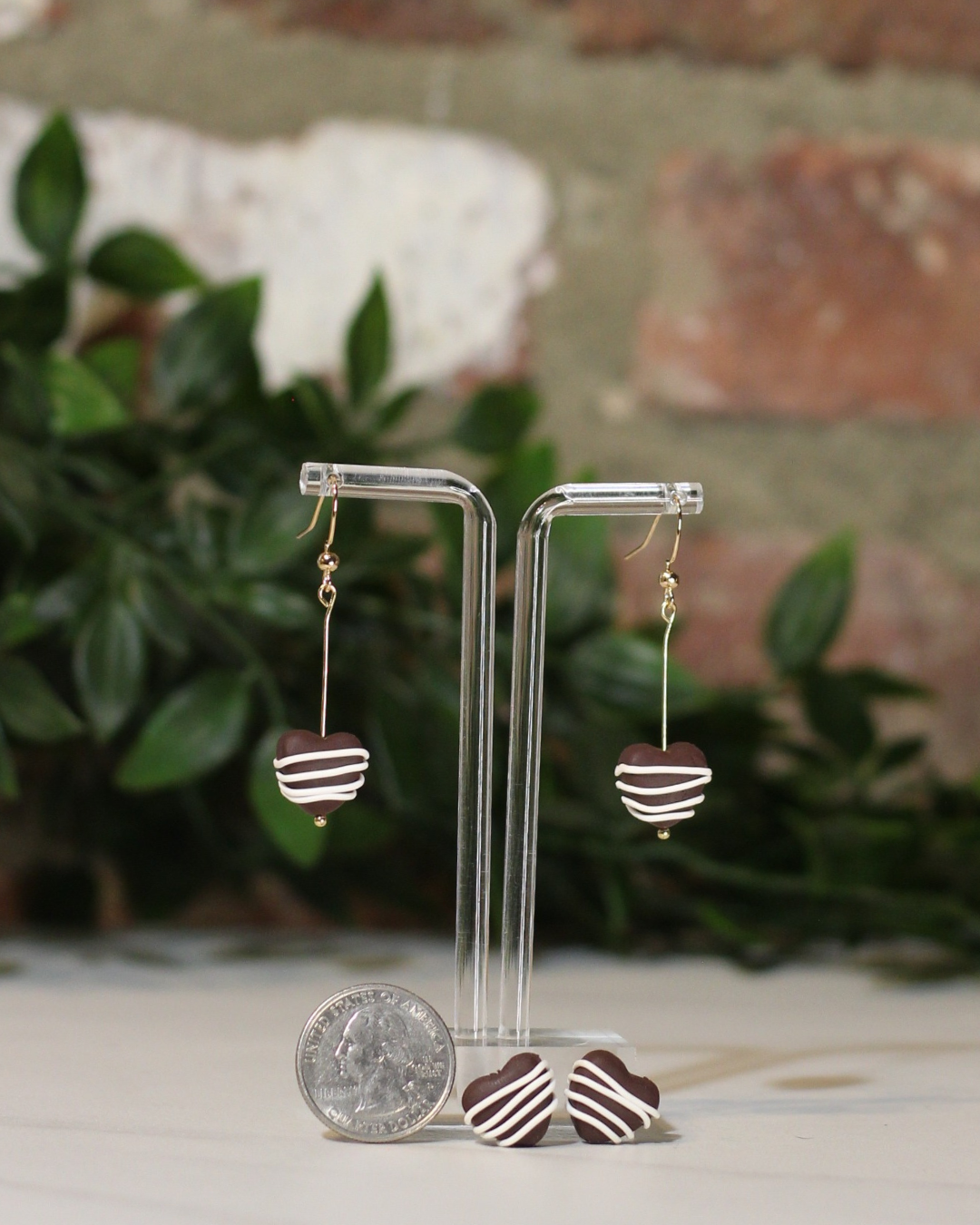 The Chocolate Bonbon Drop and Stud