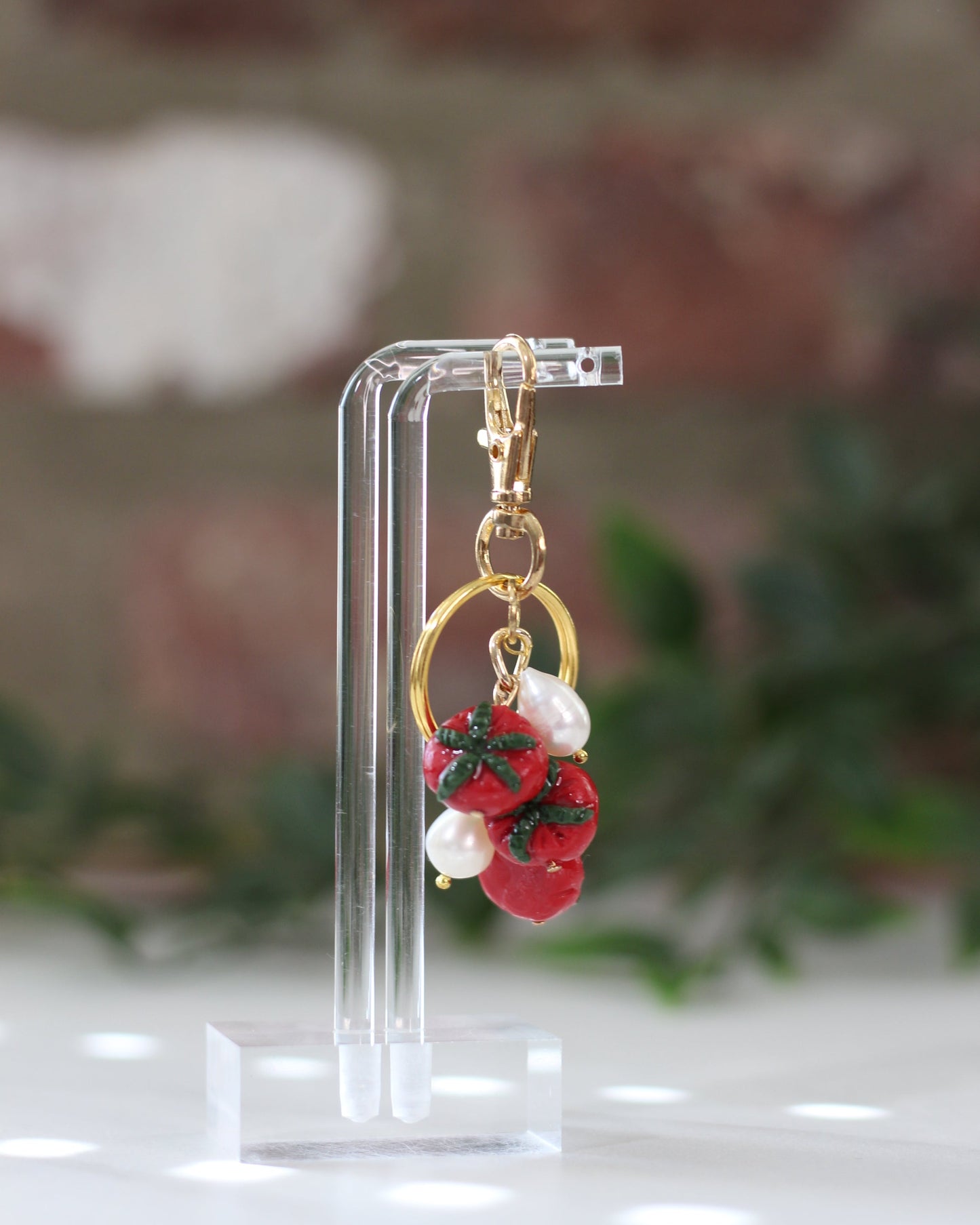 The Tomato Keychain / Bag Charm
