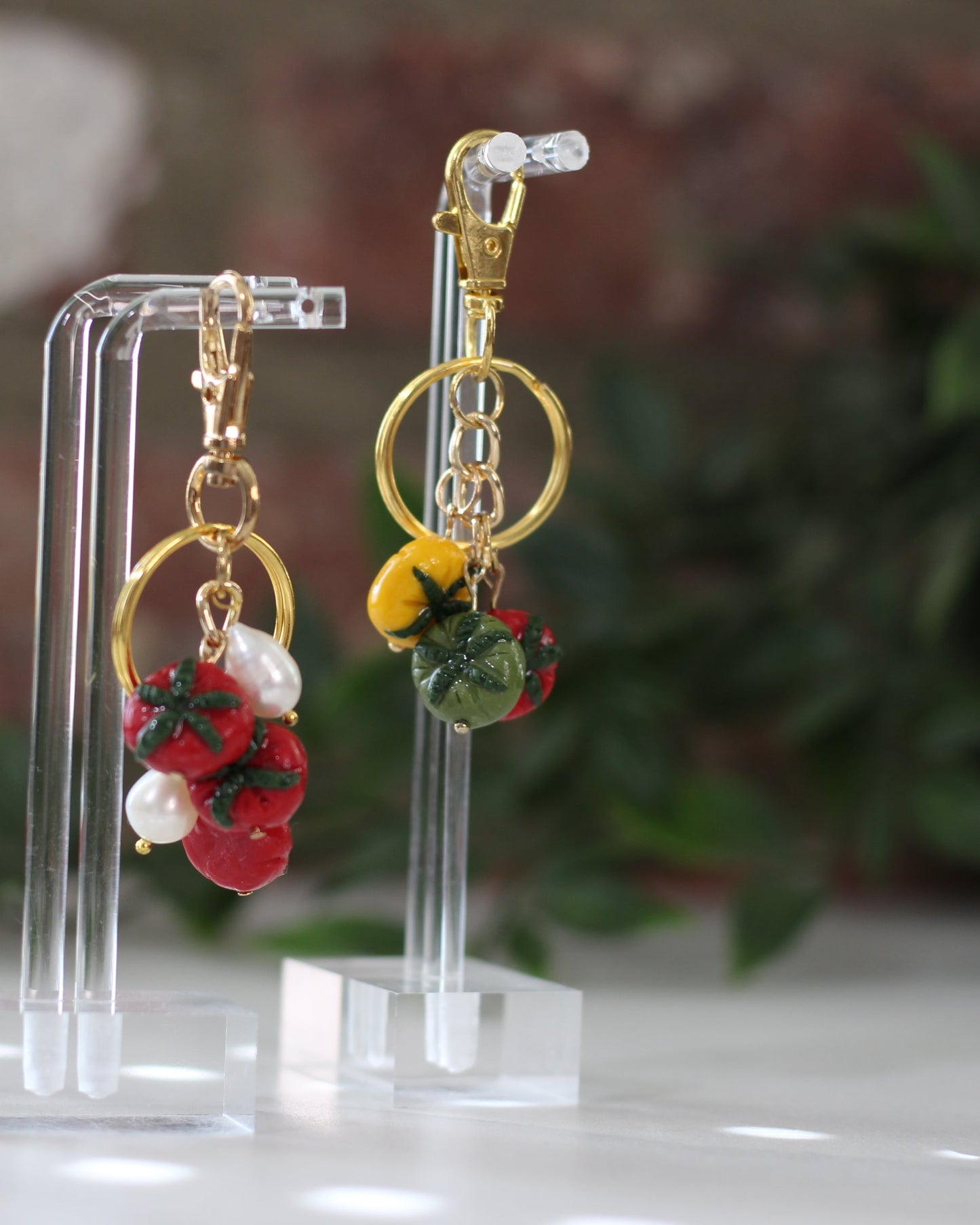The Tomato Keychain / Bag Charm