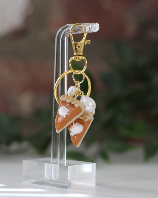 The Pumpkin Pie Keychain / Bag Charm