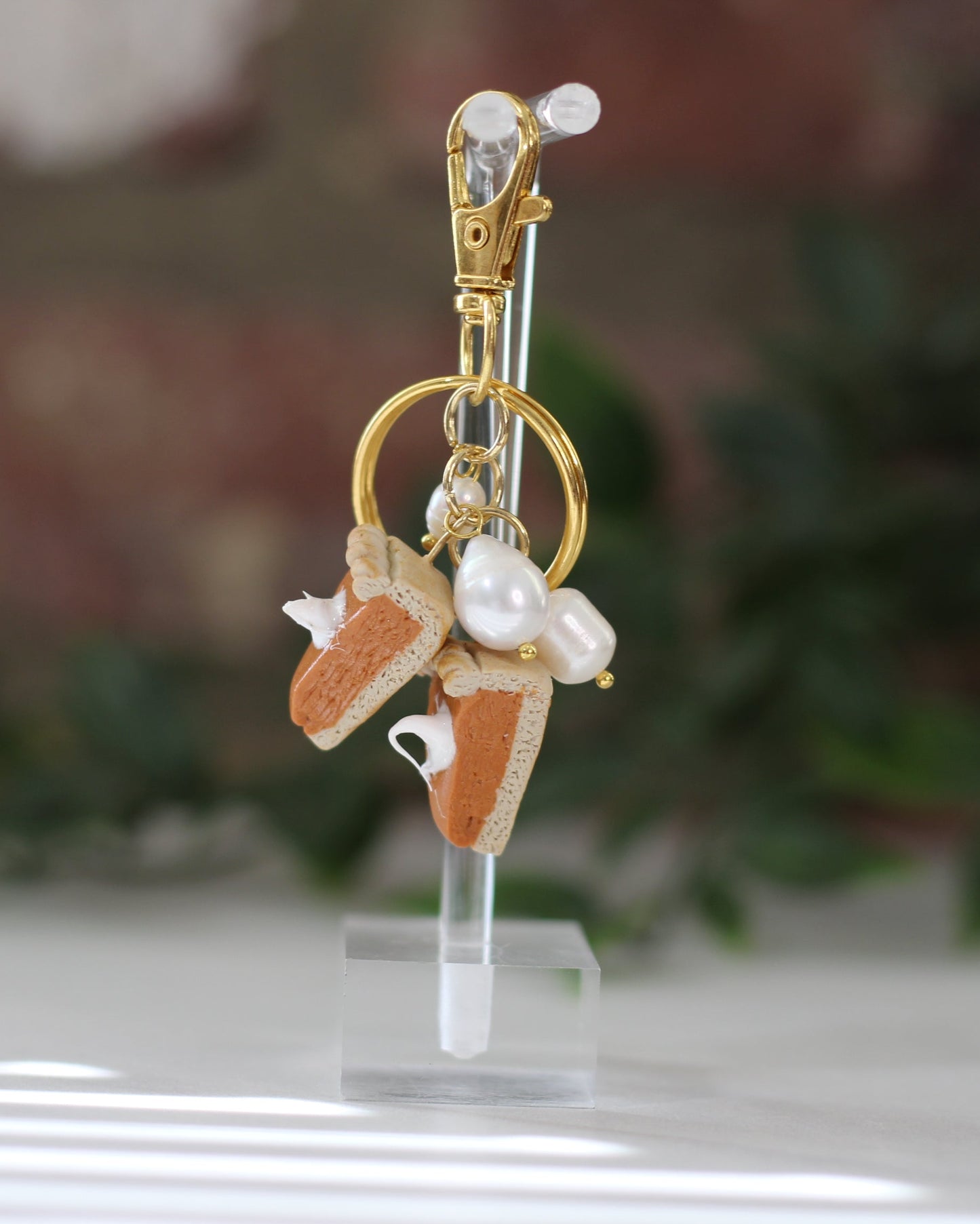 The Pumpkin Pie Keychain / Bag Charm